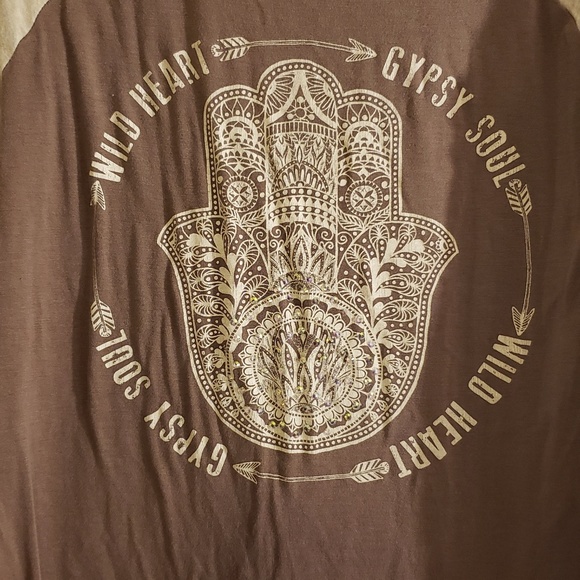 🎯  Mccnchild boohoo tee shirt- gypsy graphic - Picture 3 of 4